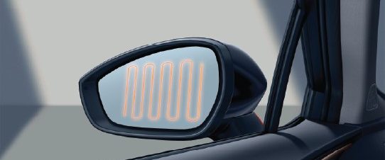 Gương gập, sấy khô tự động