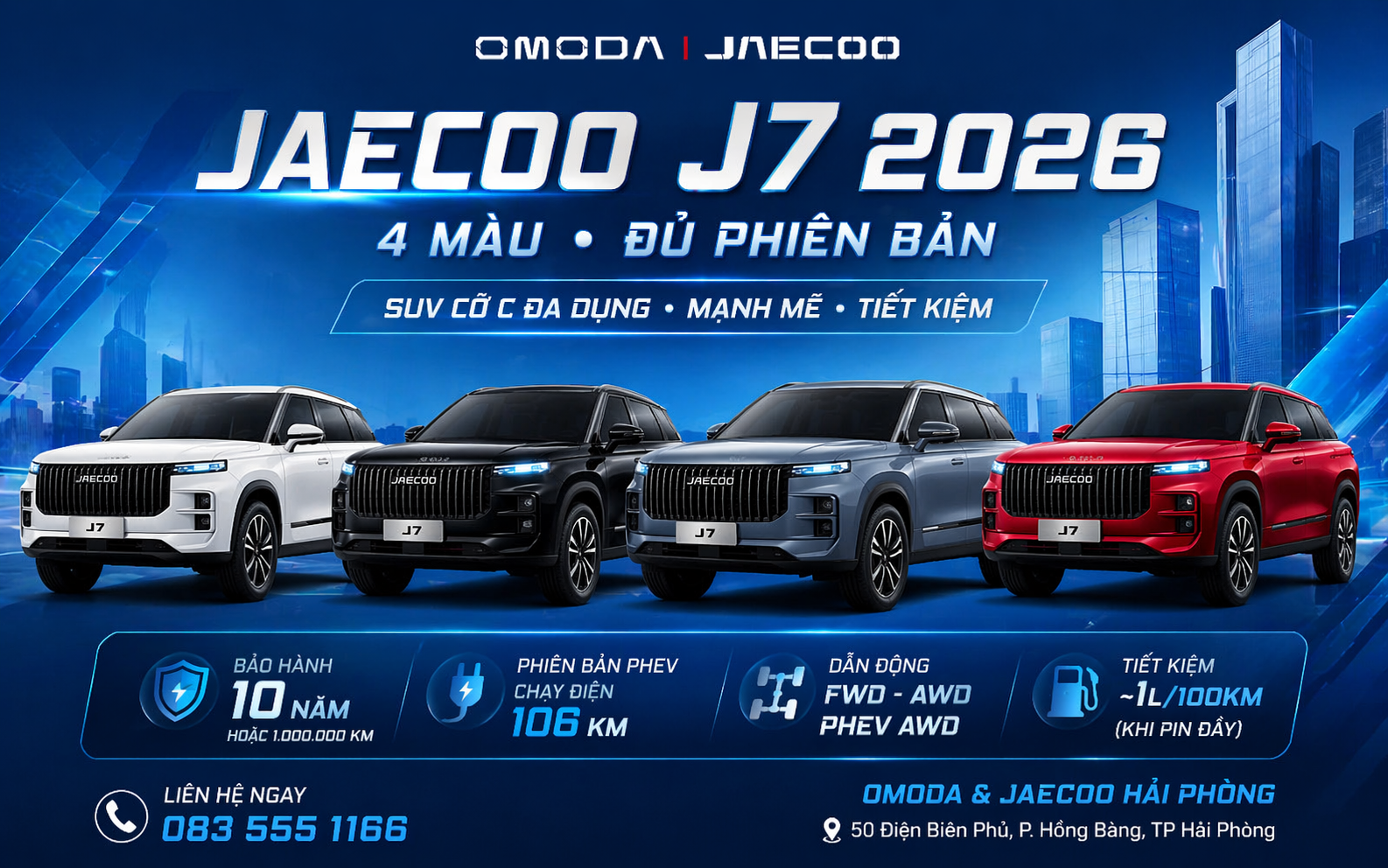 JAECOO J7 – CHIẾC SUV HẠNG C ĐÁNG MUA NHẤT 2026