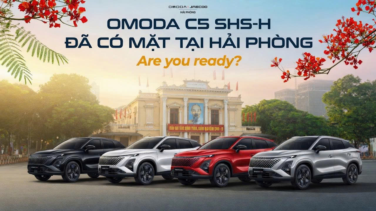 OMODA C5 SHS-H CHÍNH THỨC CÓ MẶT TẠI HẢI PHÒNG – SẴN SÀNG BÀN GIAO XE CHO KHÁCH HÀNG TRONG THÁNG NÀY