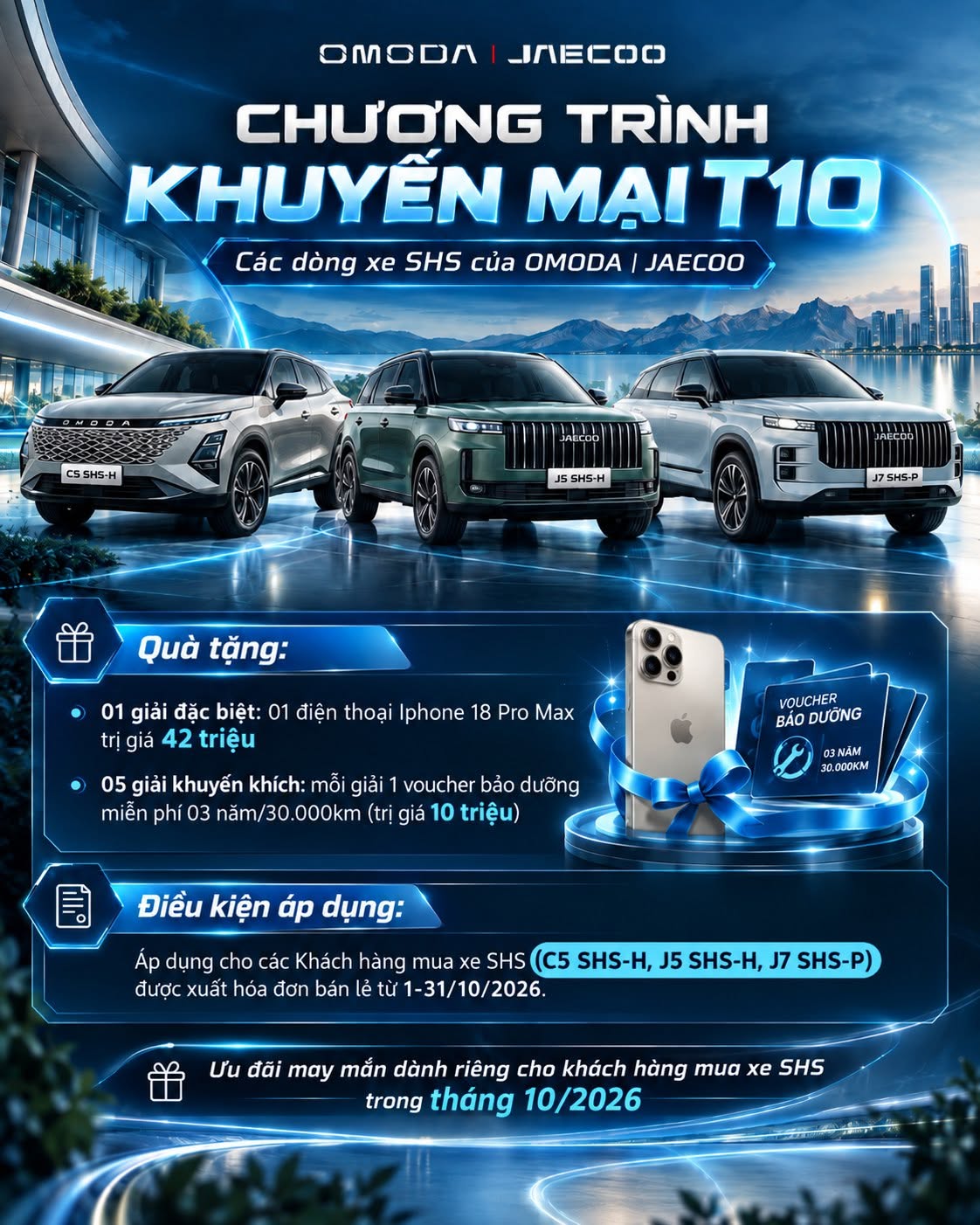 THÁNG 10 – MUA XE SHS, NHẬN CƠ HỘI RINH QUÀ CỰC GIÁ TRỊ!
